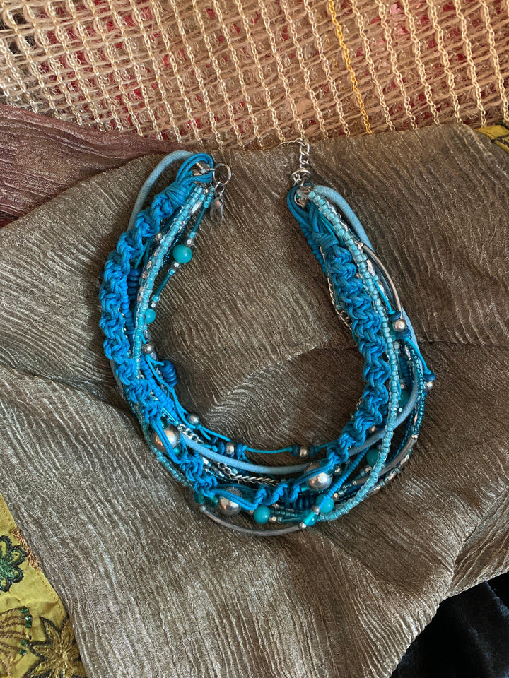 Statement Beaded Necklace - SHIVKA