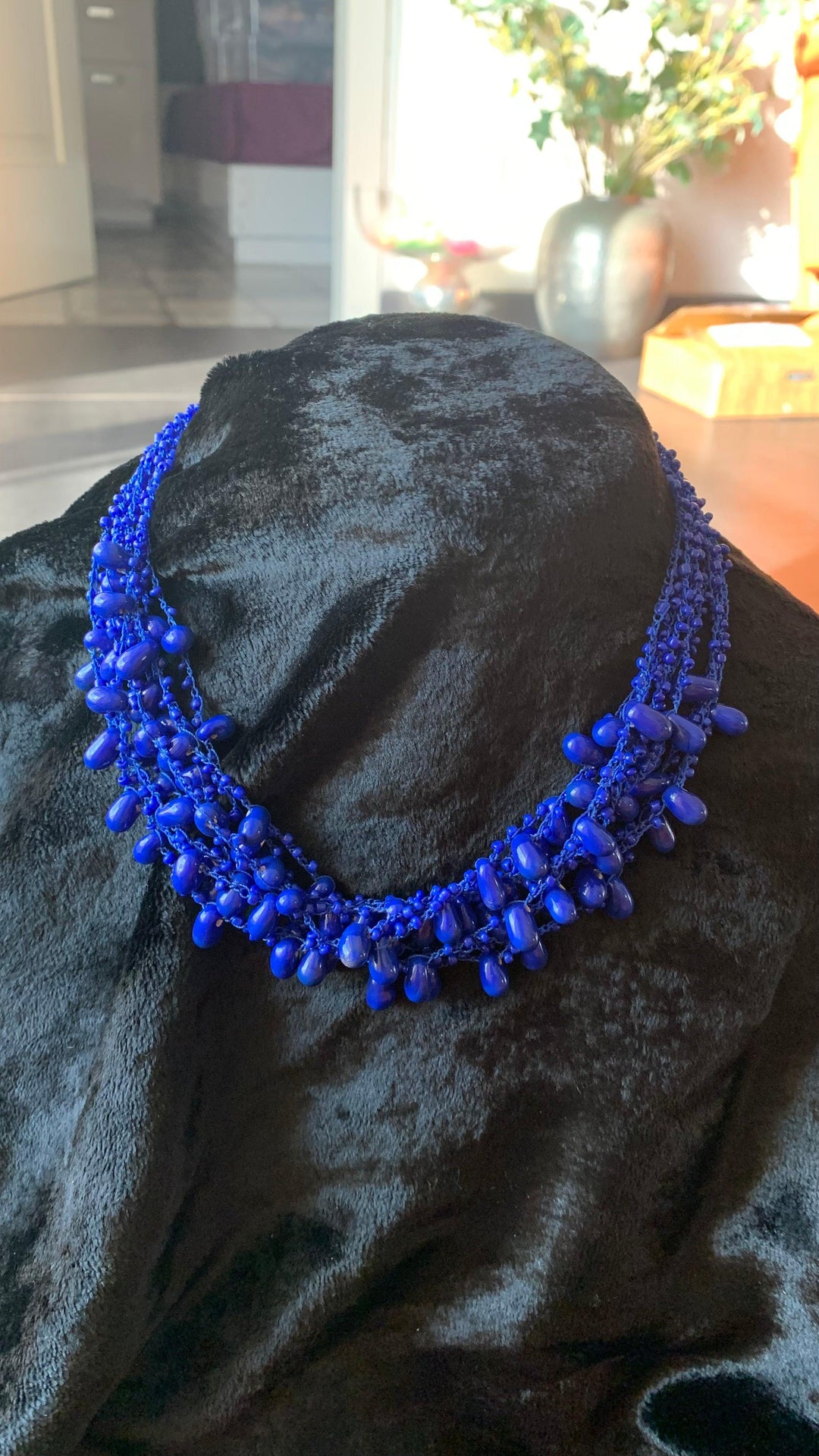 Statement Collar Beaded Necklace - SHIVKA