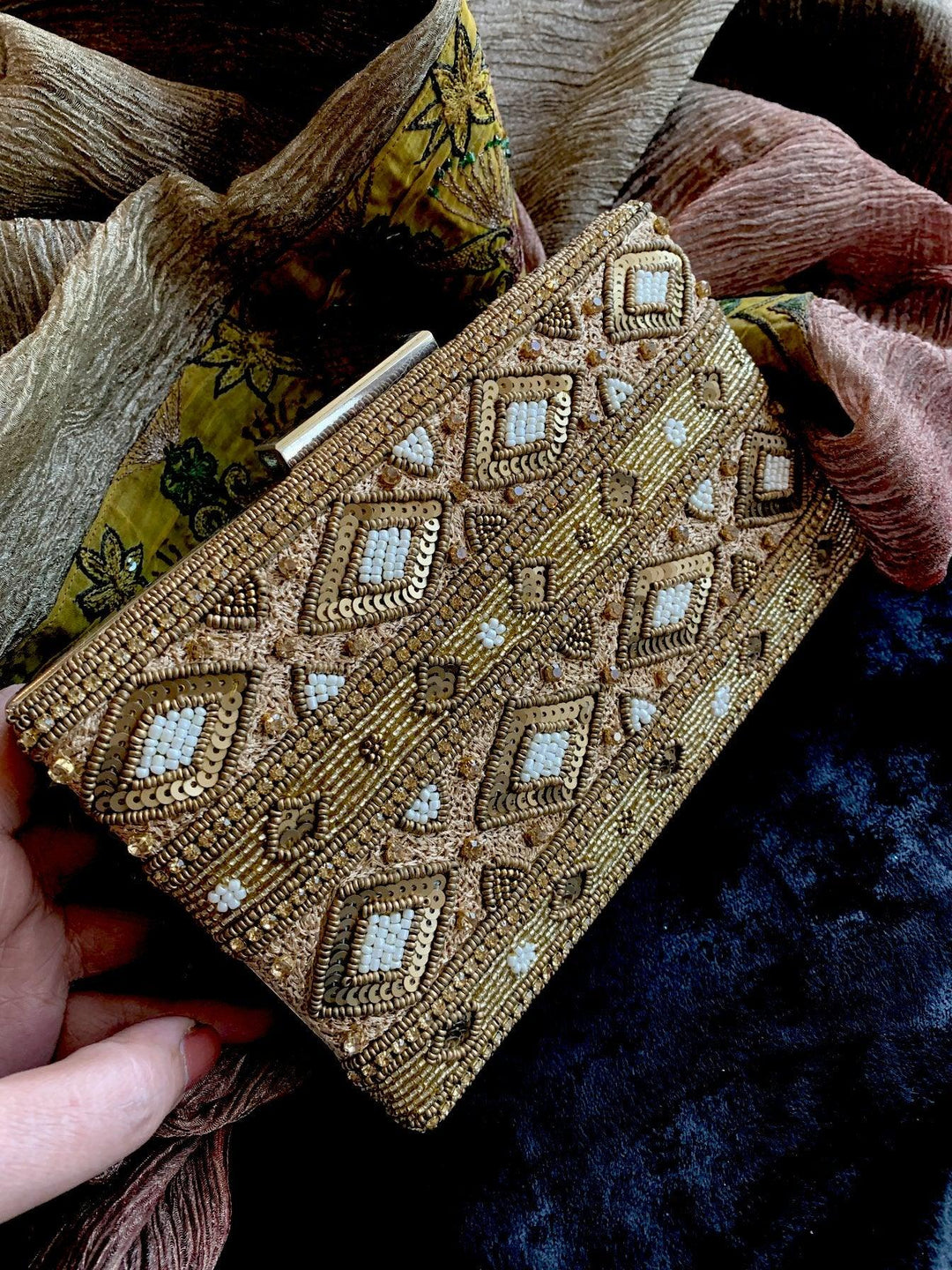 Gold Embellished Beauty - SHIVKA