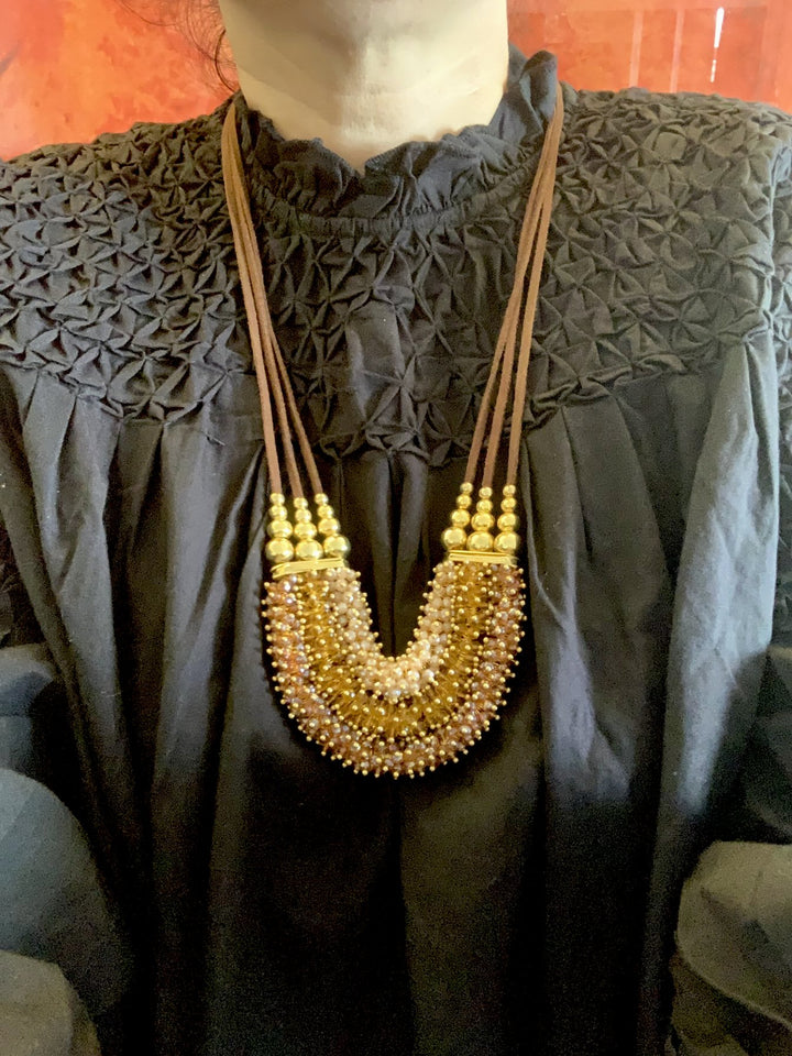 Dazzling Three-Layered Necklace