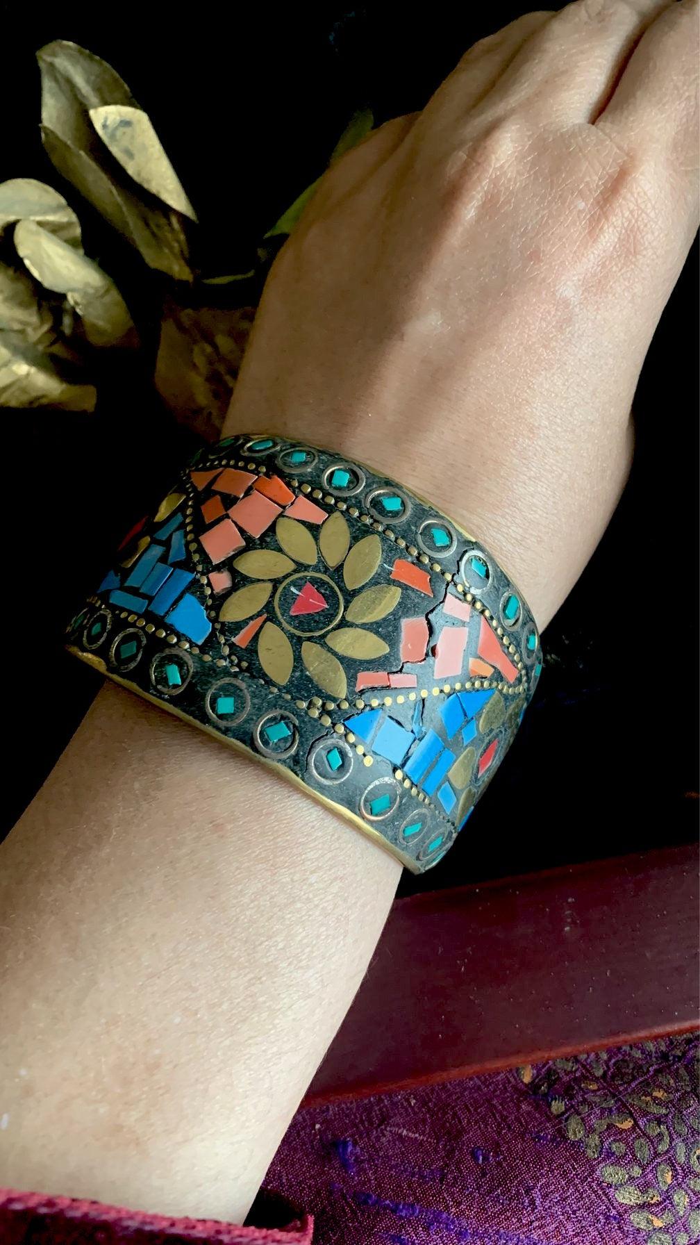 Statement Brass Cuff - SHIVKA