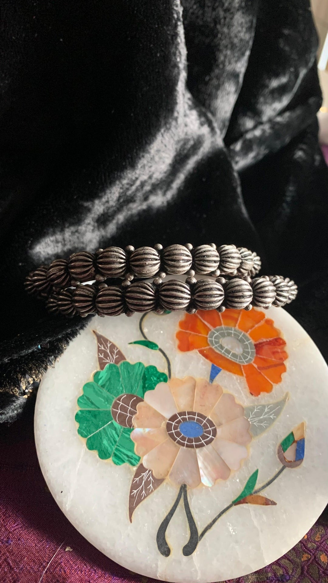 Tribal Dholki Bangles -Set of 2 - SHIVKA