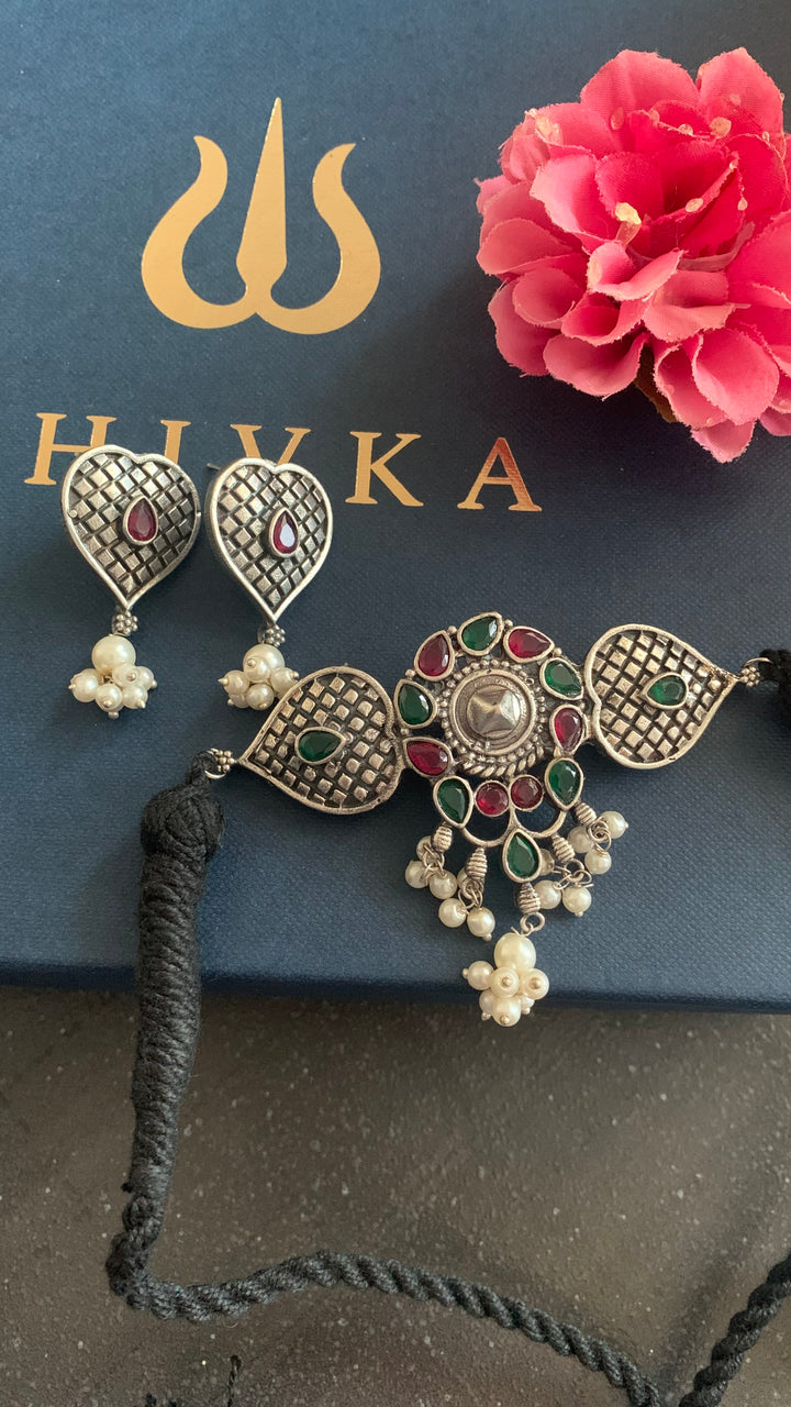 Beautiful Antique Choker with Earrings