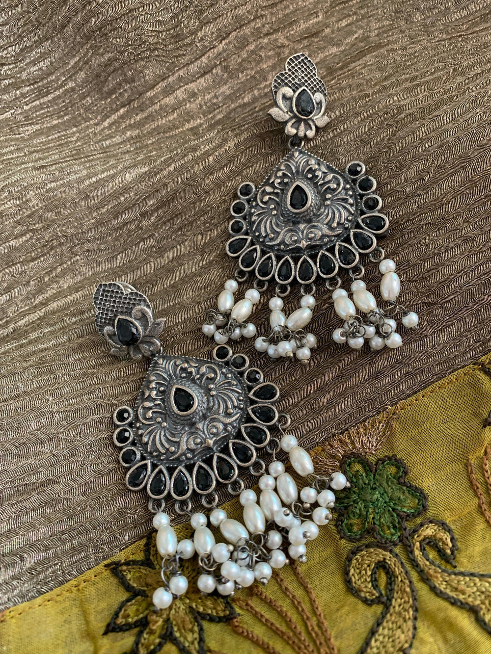 Pretty Pearl Danglers - SHIVKA