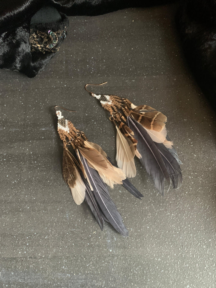 Feather Earrings - SHIVKA