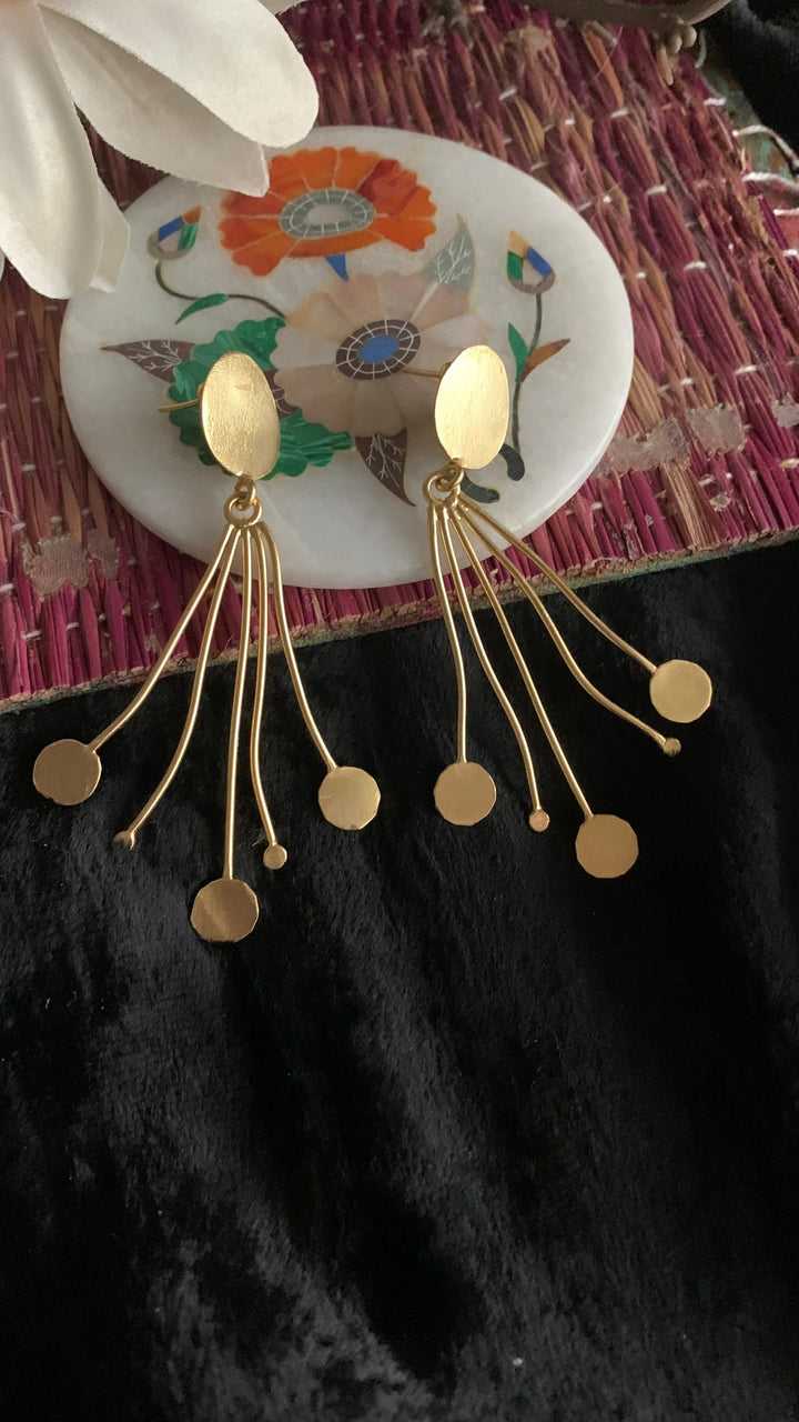 Spiked Danglers - SHIVKA