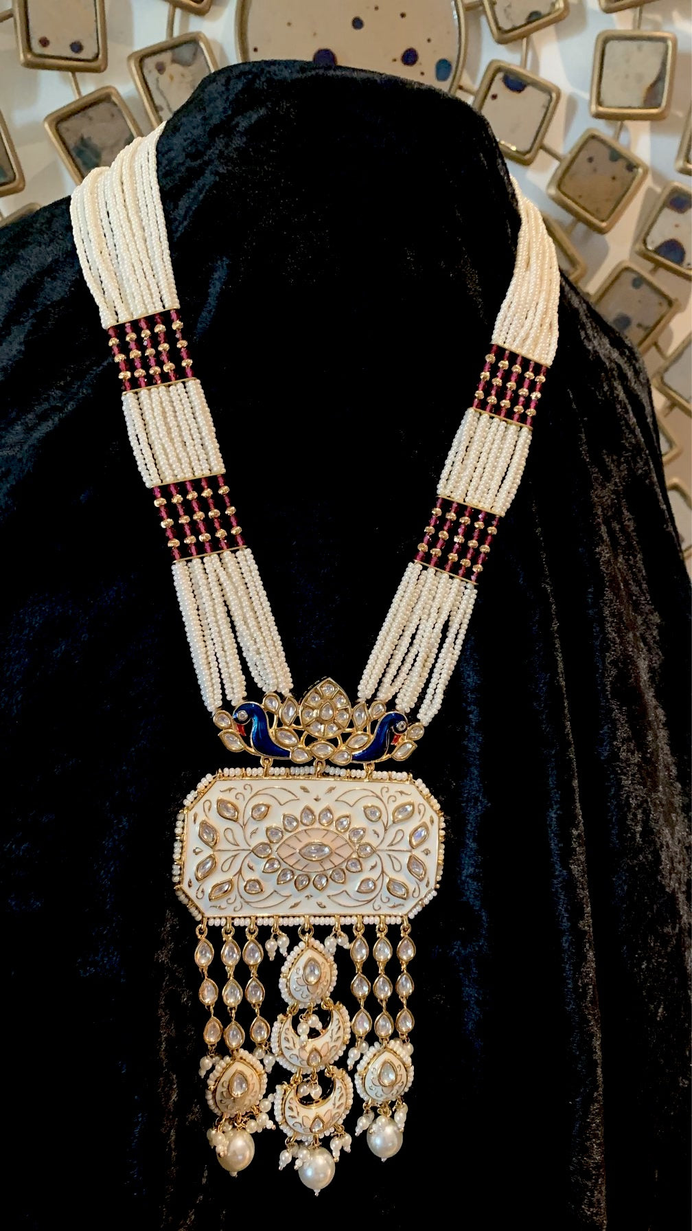 Kundan Necklace with Gorgeous Earrings