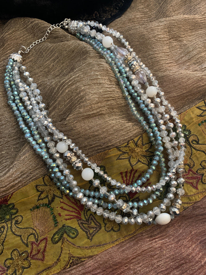 Five Lines Scintillating Necklace - SHIVKA