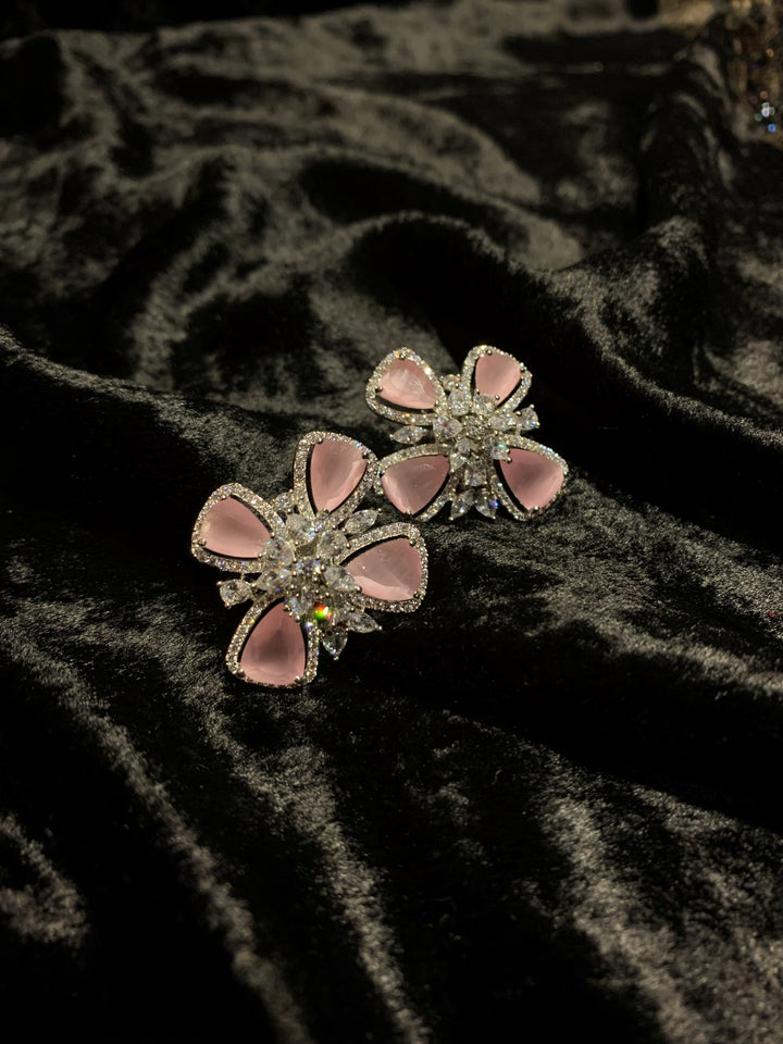 Baby Pink CZ Studs