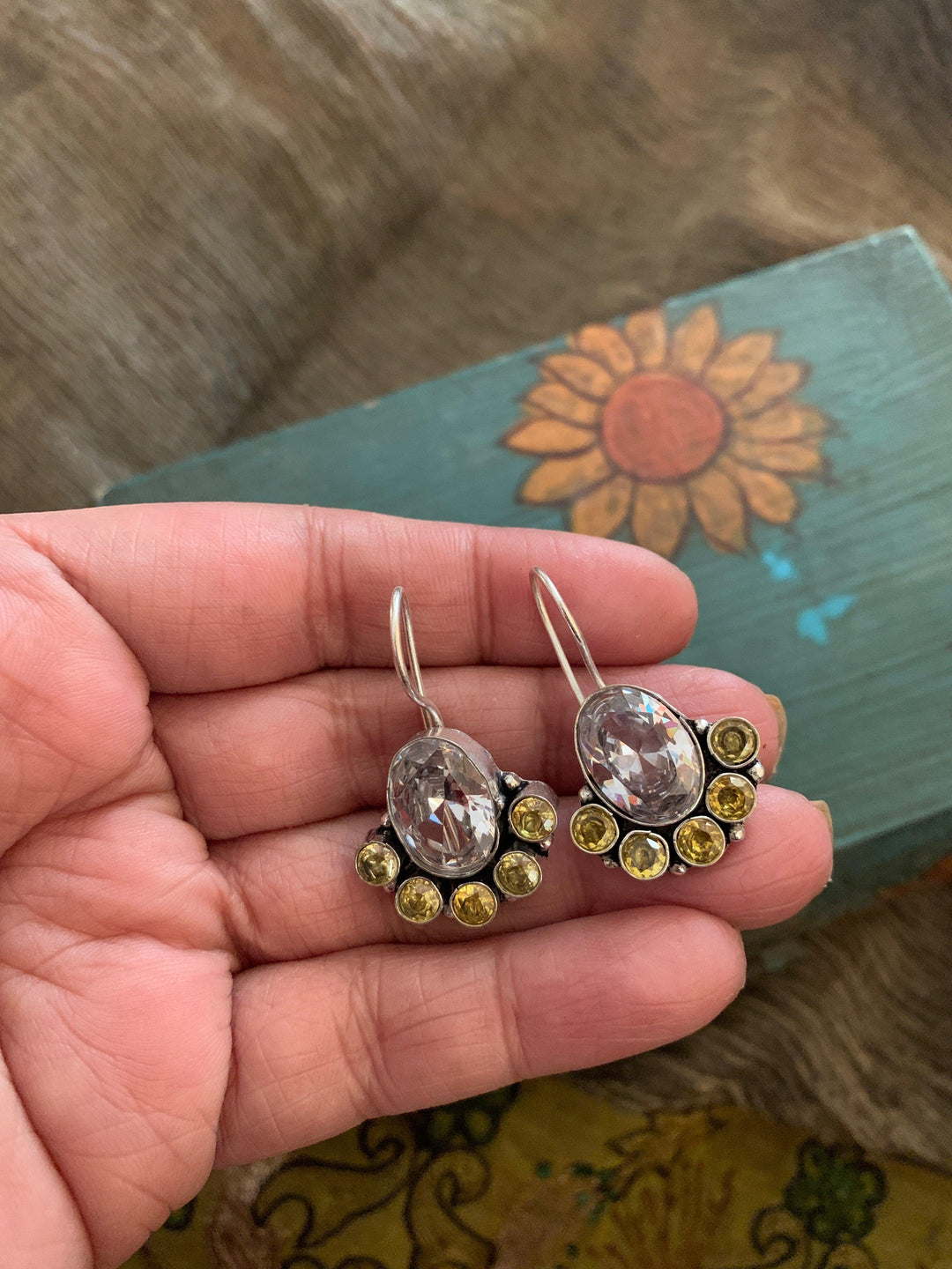 Pretty Stone Earrings - SHIVKA