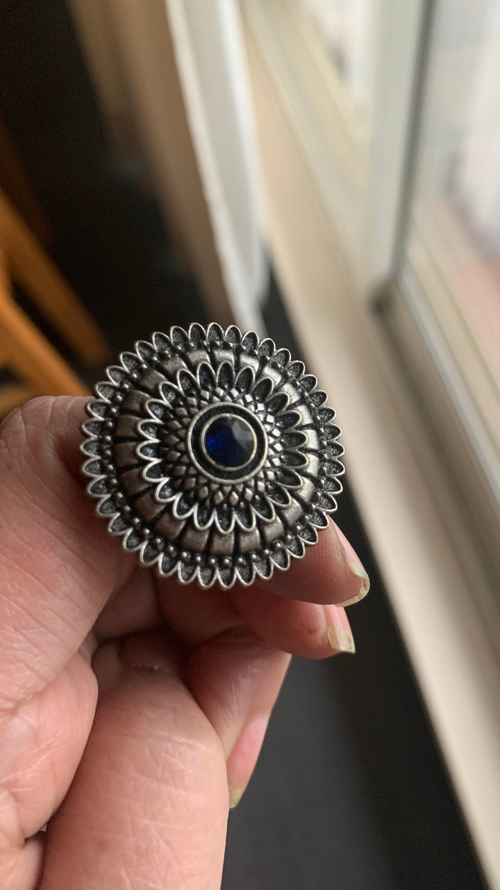 Antique Carved Stone Ring