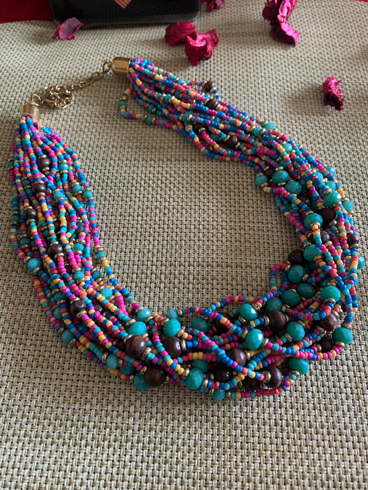 Bright and Beautiful Beaded Necklace