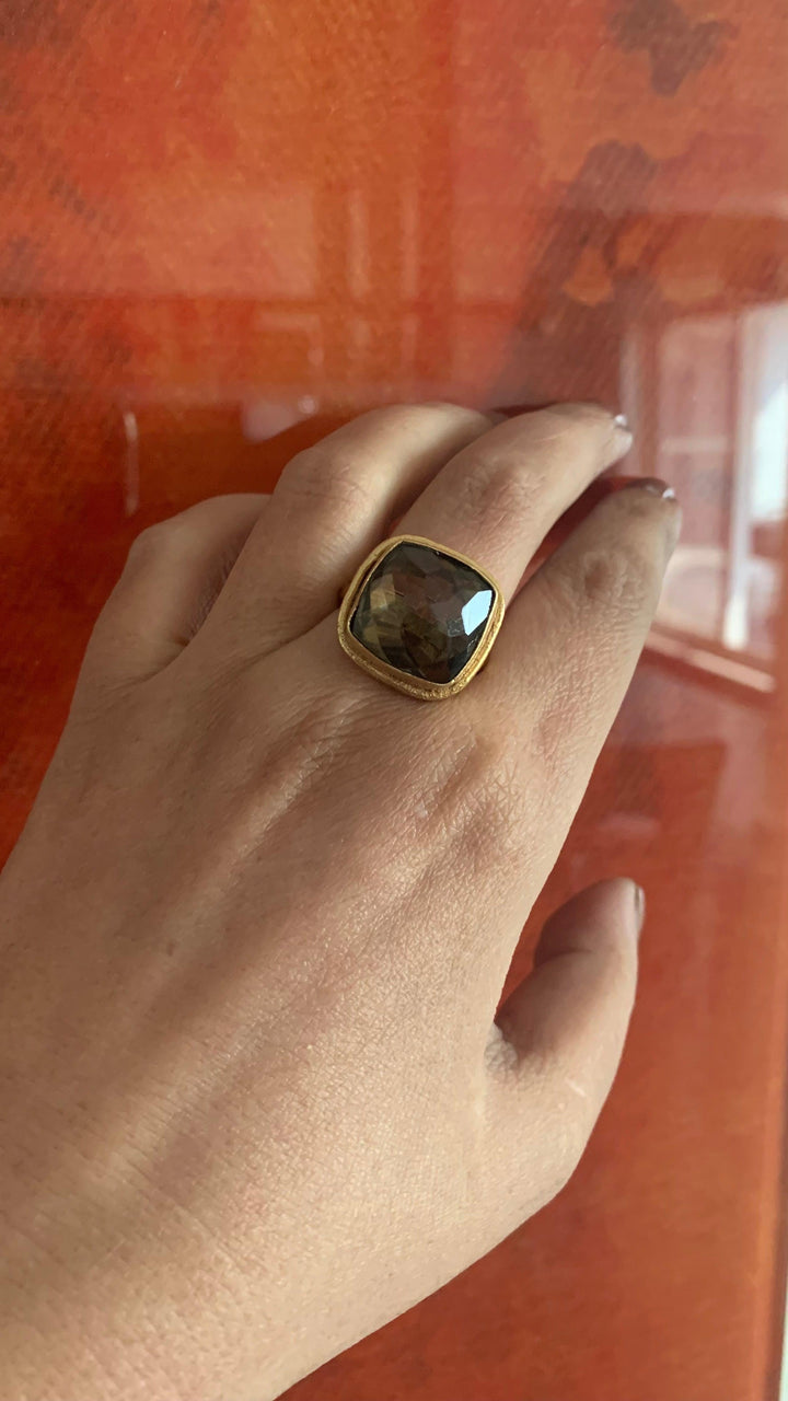Statement Gemstone Ring - SHIVKA