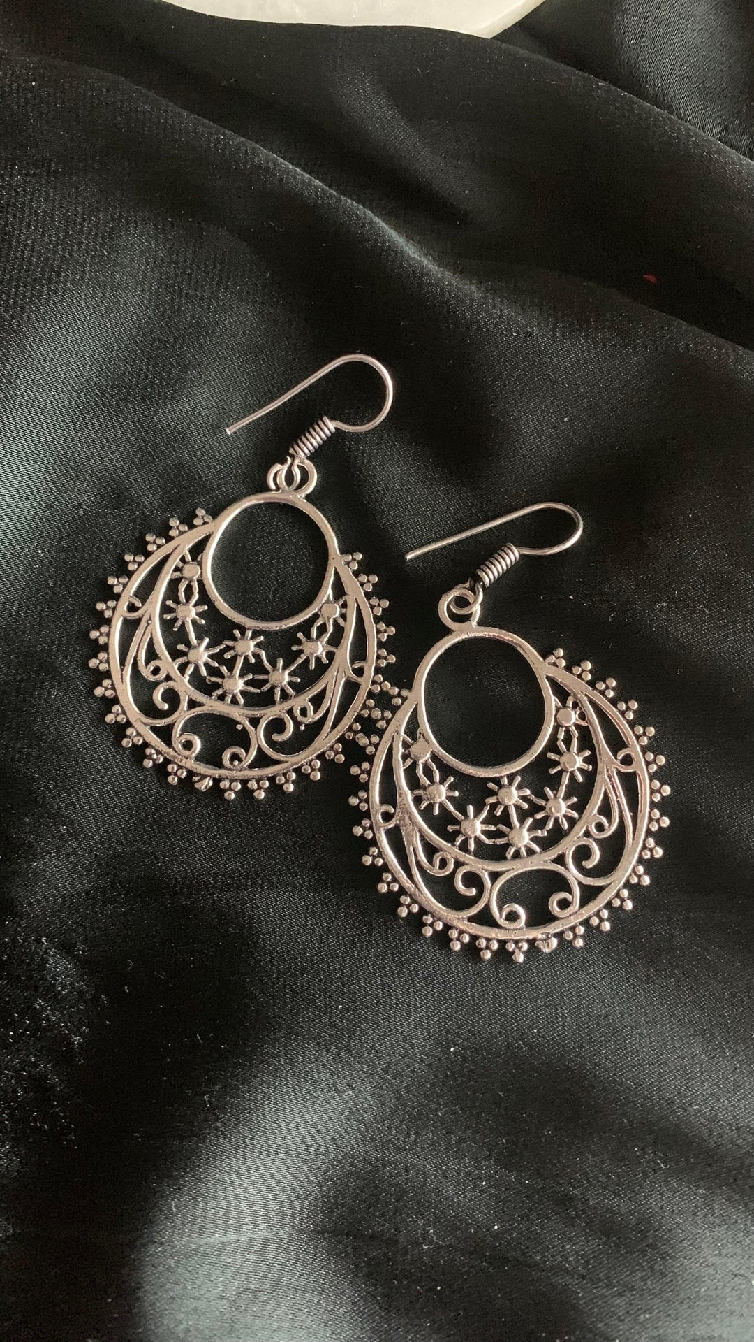 Starry Hoop Danglers - SHIVKA
