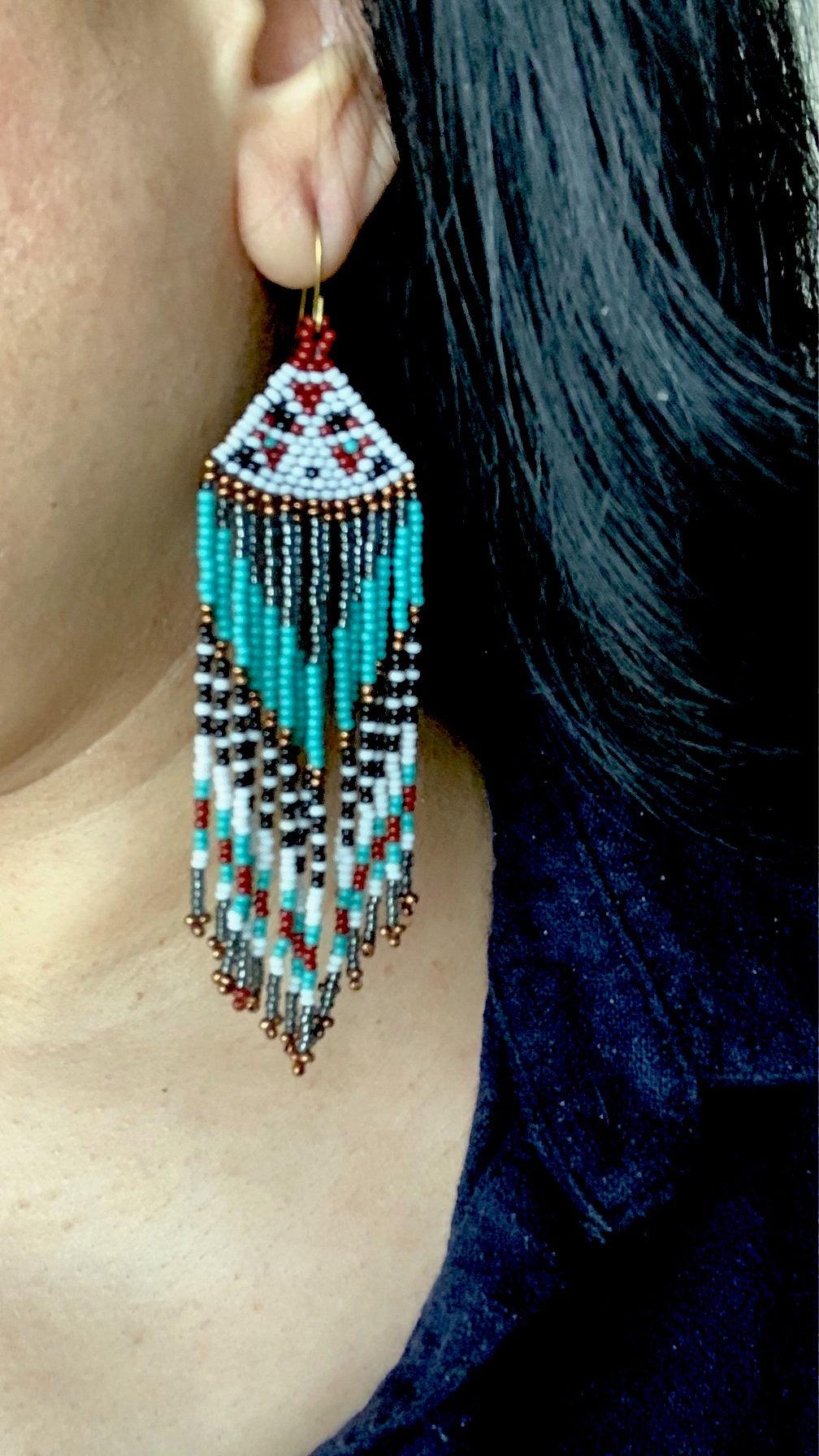 Stylish Boho Beaded Earrings - SHIVKA