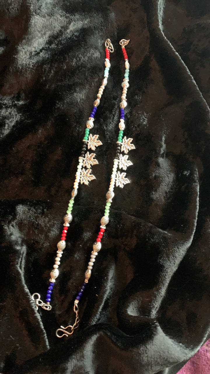 Beautiful Leaves Anklets