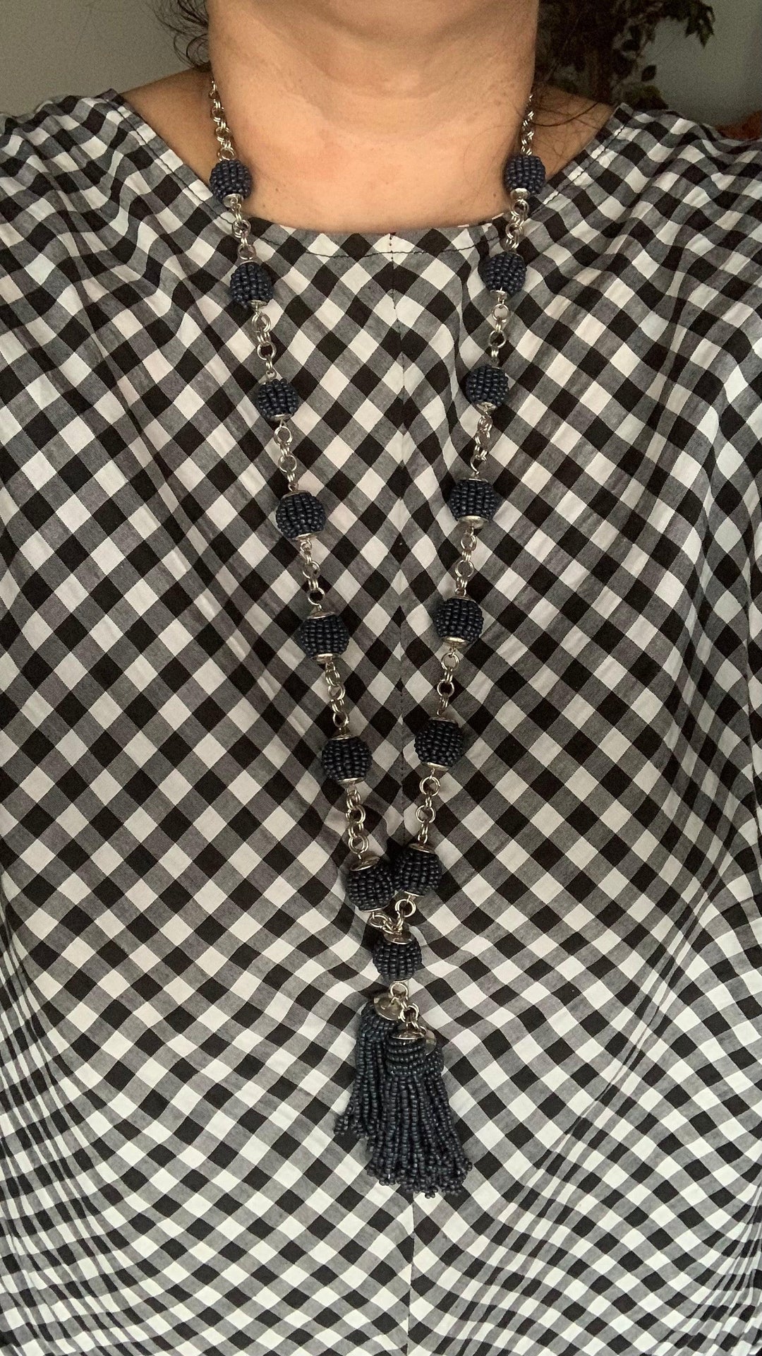 Tasseled Long Necklace - SHIVKA