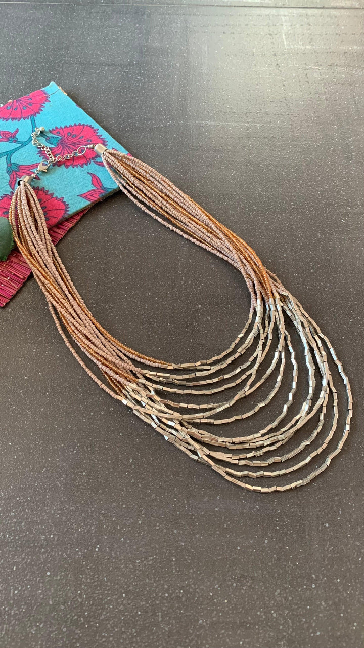 Stylish Beaded Necklace - SHIVKA