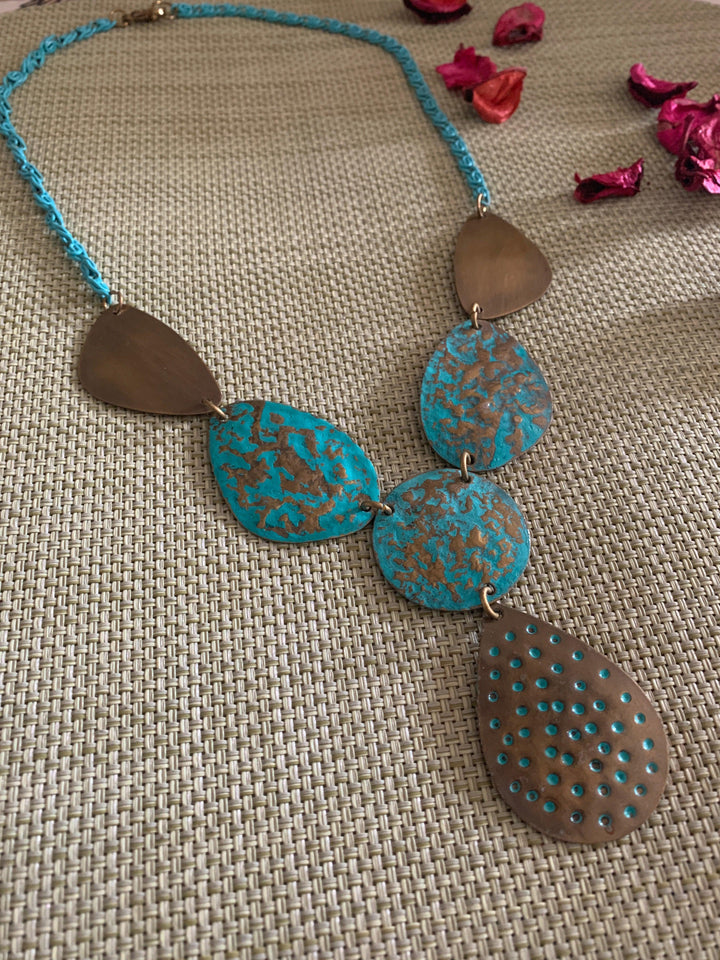 Turquoise Statement Necklace - SHIVKA