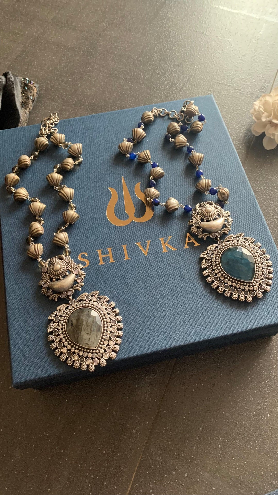 Vintage Artistic Long Necklace - SHIVKA