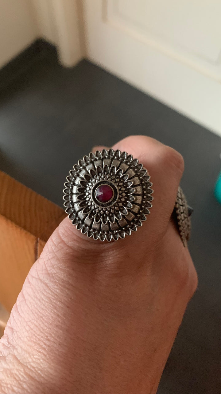 Antique Carved Stone Ring