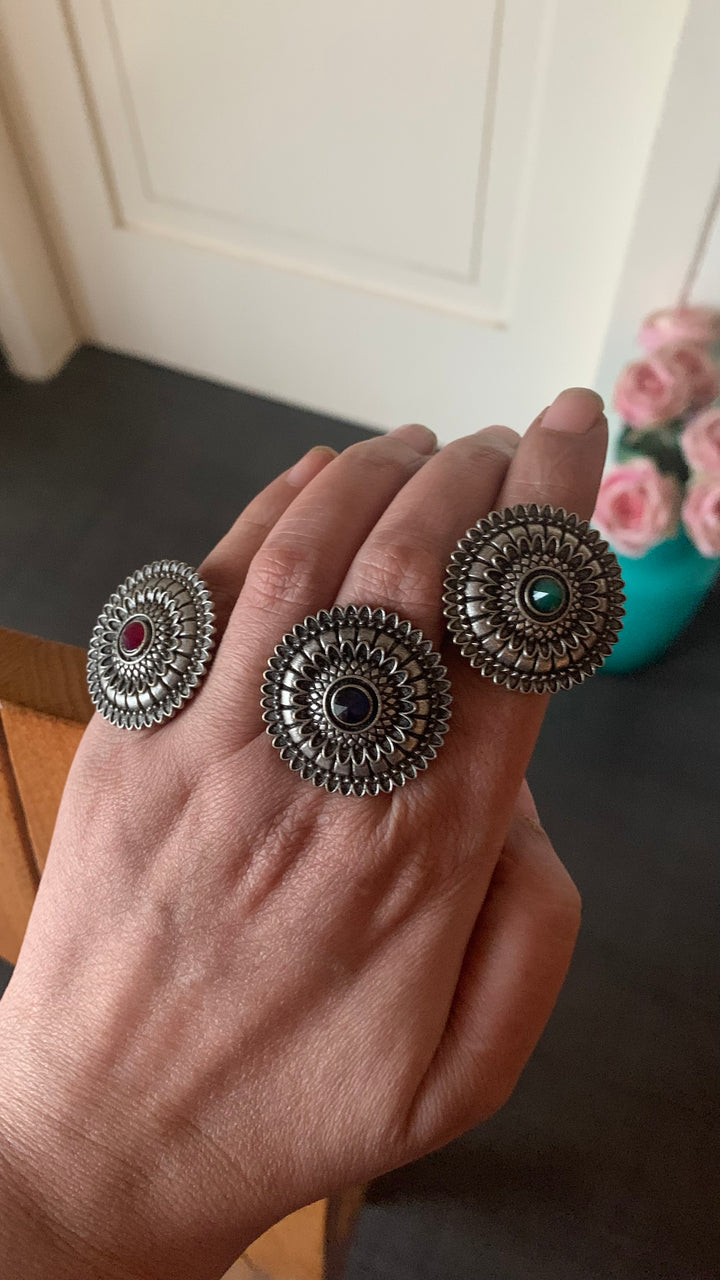 Antique Carved Stone Ring