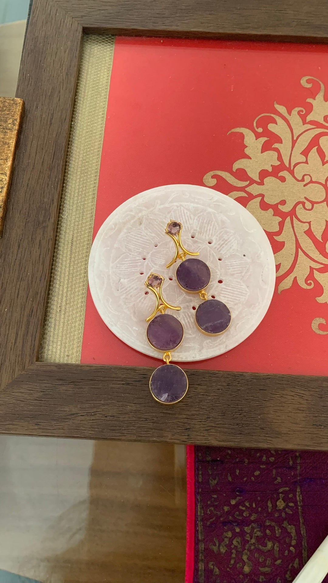 Pretty Stone Earrings - SHIVKA