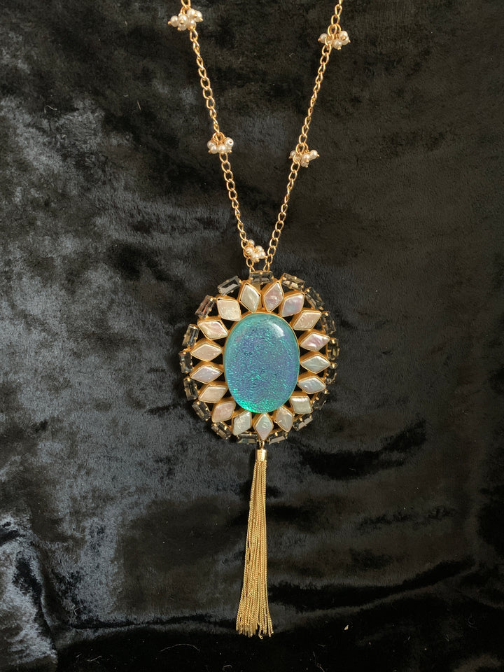 Designer Gemstones Pendant Necklace