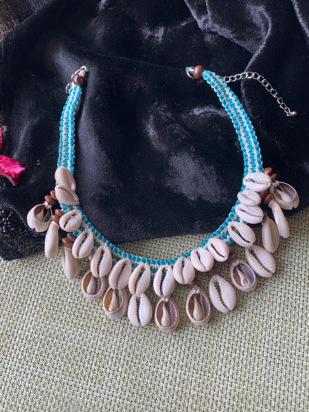 Shells Turquoise Necklace - SHIVKA