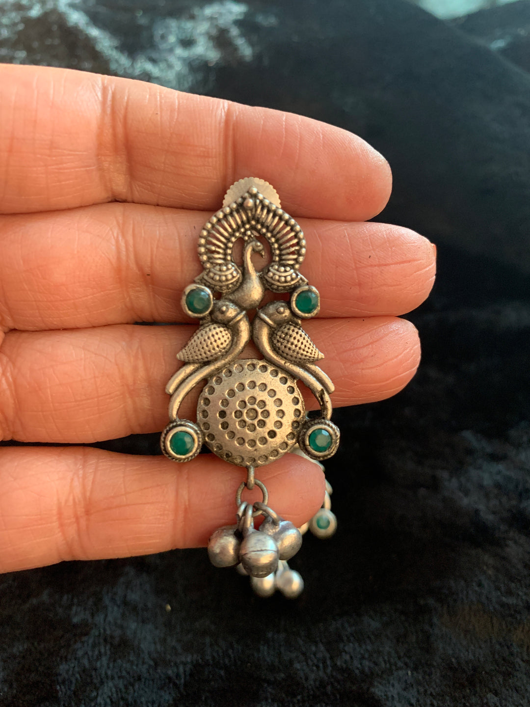 Antique Peacock Earrings