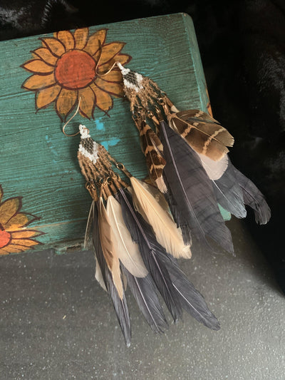 Feather Earrings - SHIVKA