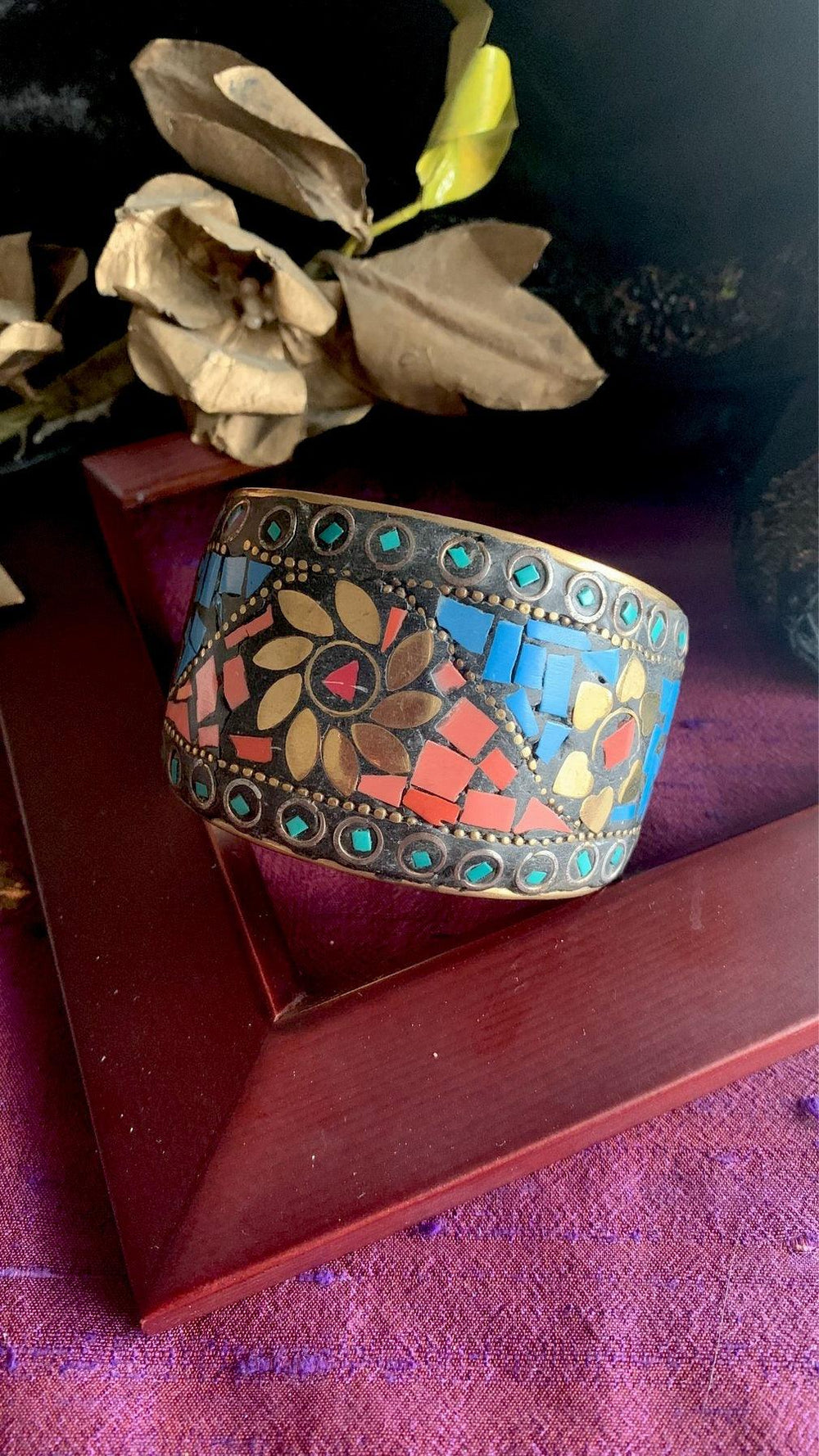 Statement Brass Cuff - SHIVKA