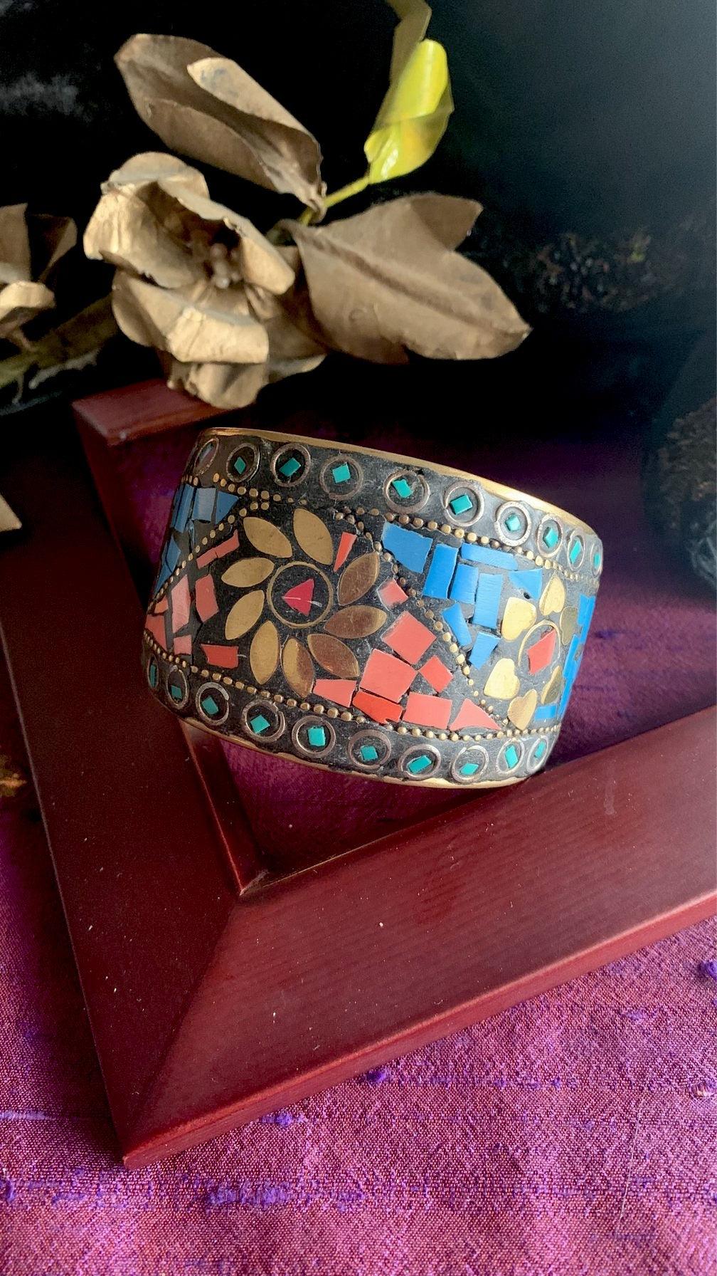 Statement Brass Cuff - SHIVKA