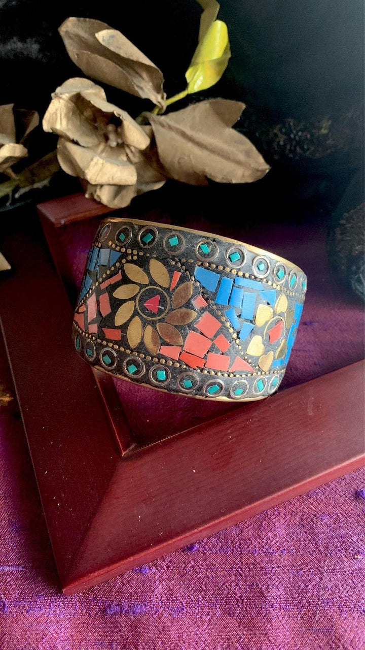 Statement Brass Cuff - SHIVKA