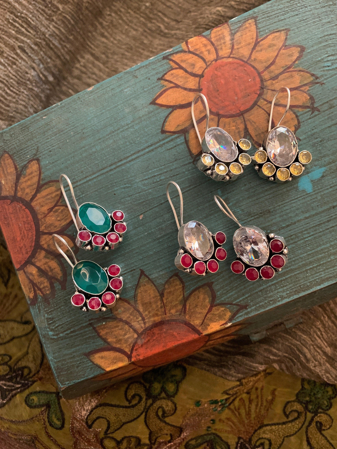 Pretty Stone Earrings - SHIVKA