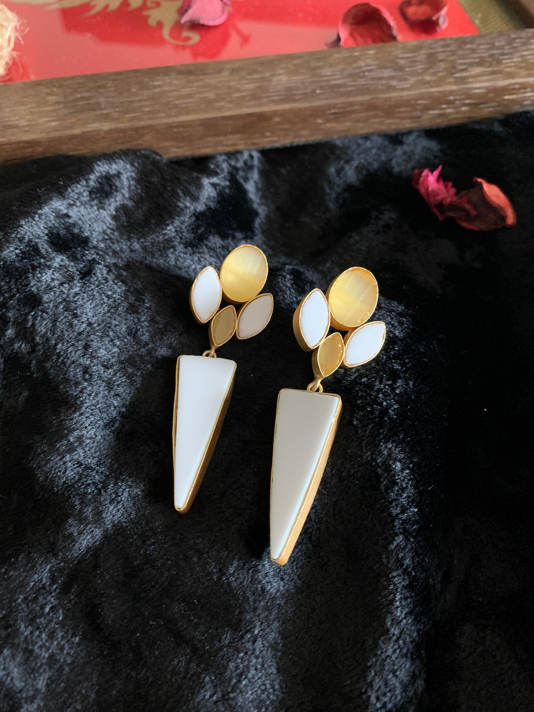 Natural Gemstones Earrings - SHIVKA