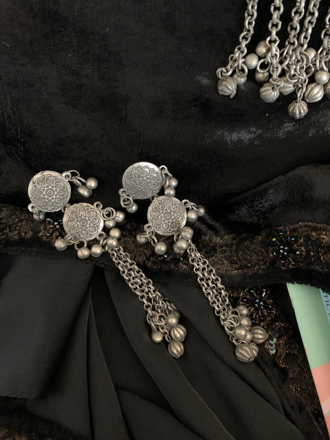 Tribal Long Necklace with Earrings - SHIVKA