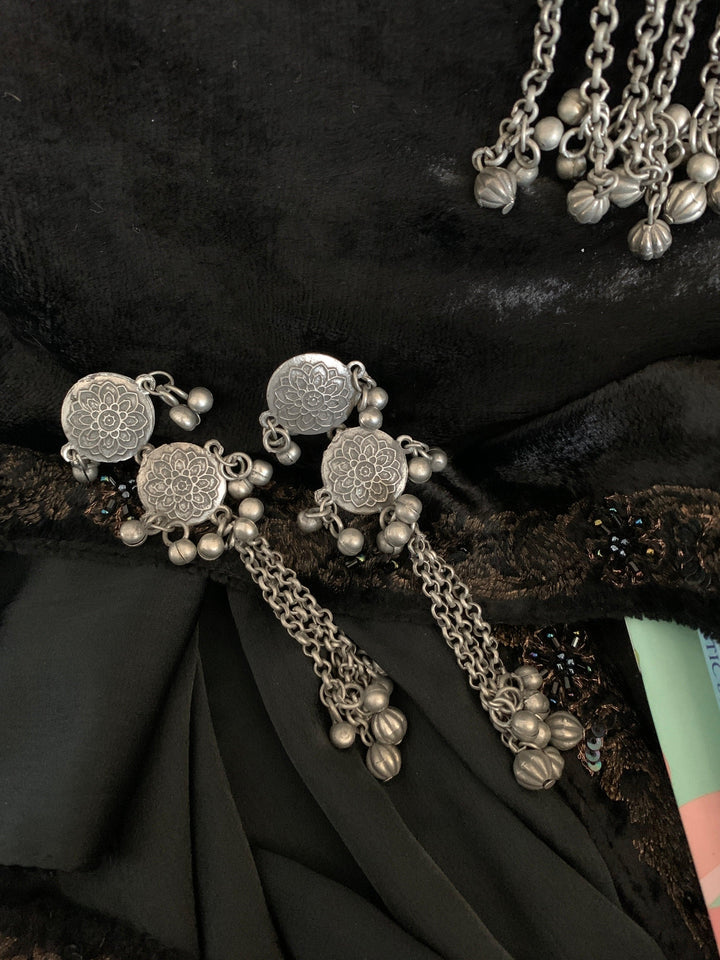 Tribal Long Necklace with Earrings - SHIVKA