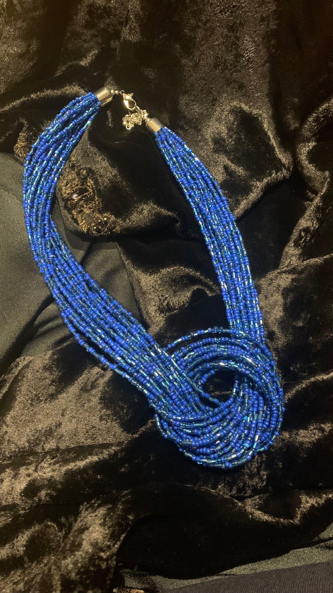Knotty Beaded Necklace - SHIVKA