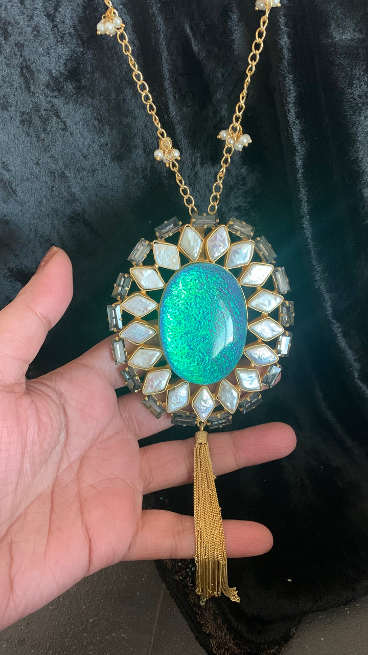 Designer Gemstones Pendant Necklace