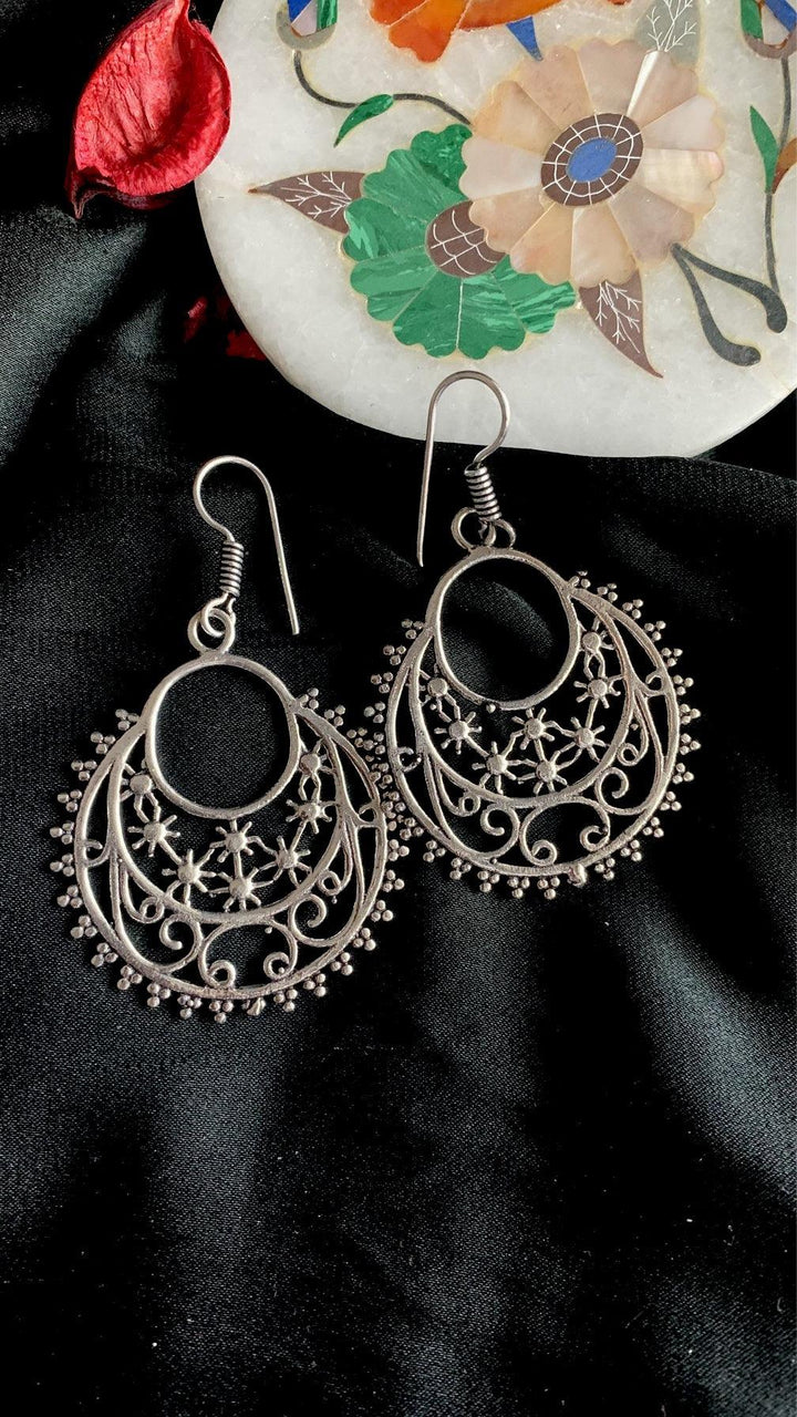 Starry Hoop Danglers - SHIVKA