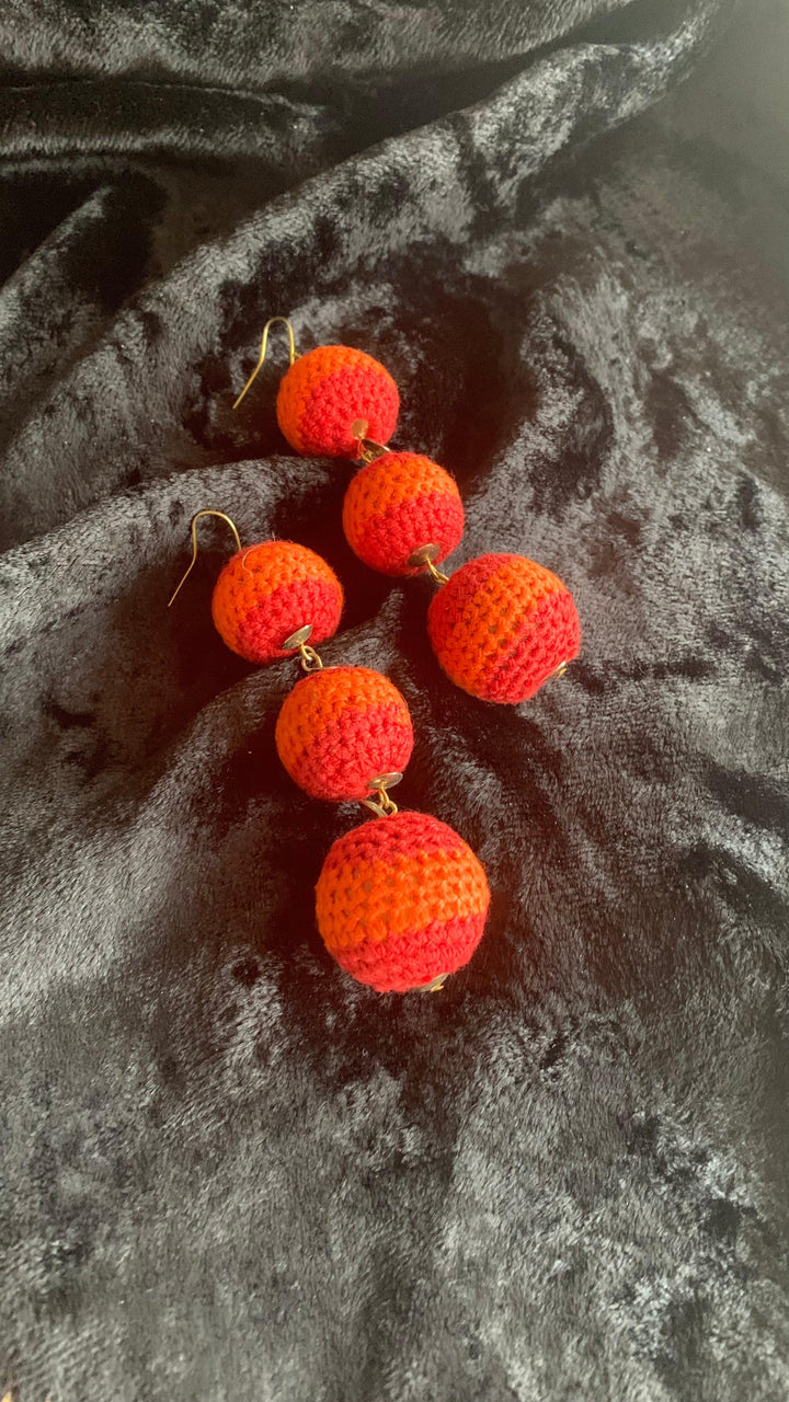 Stylish Crochet Long Danglers - SHIVKA