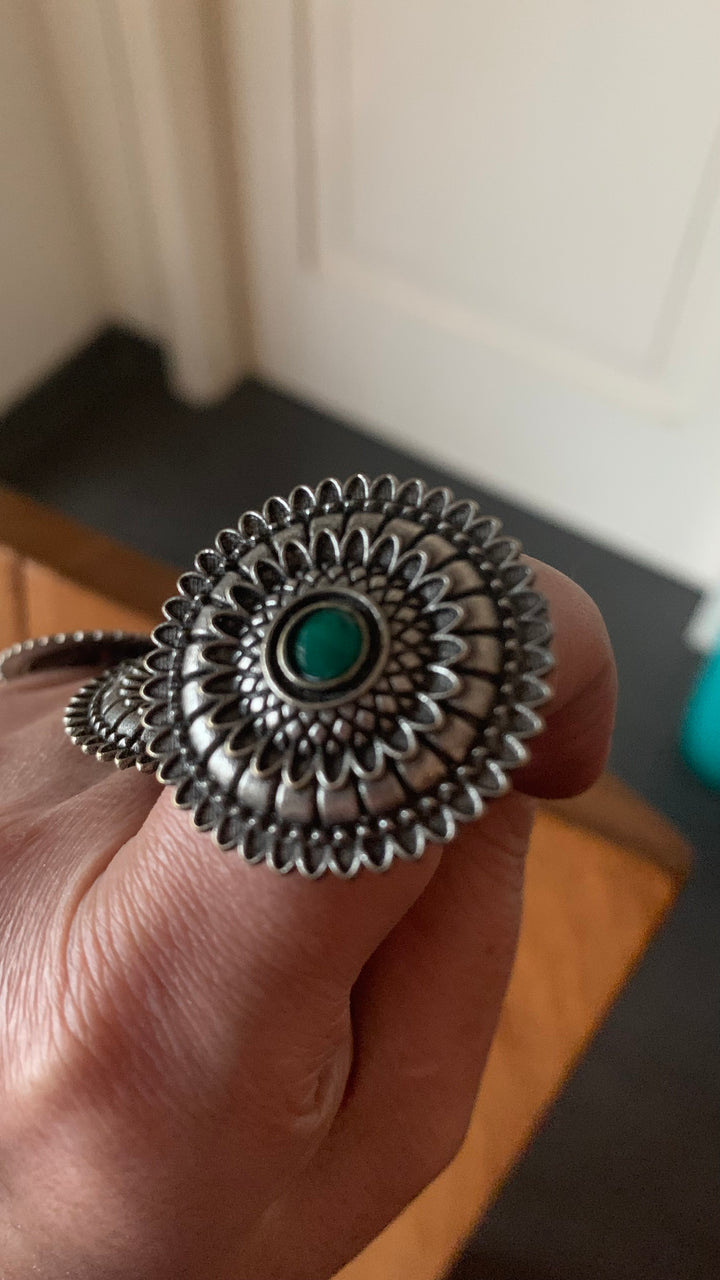 Antique Carved Stone Ring