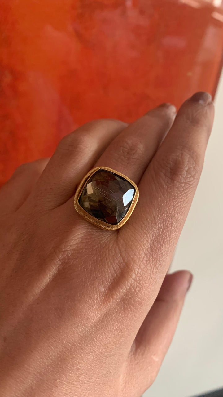 Statement Gemstone Ring - SHIVKA