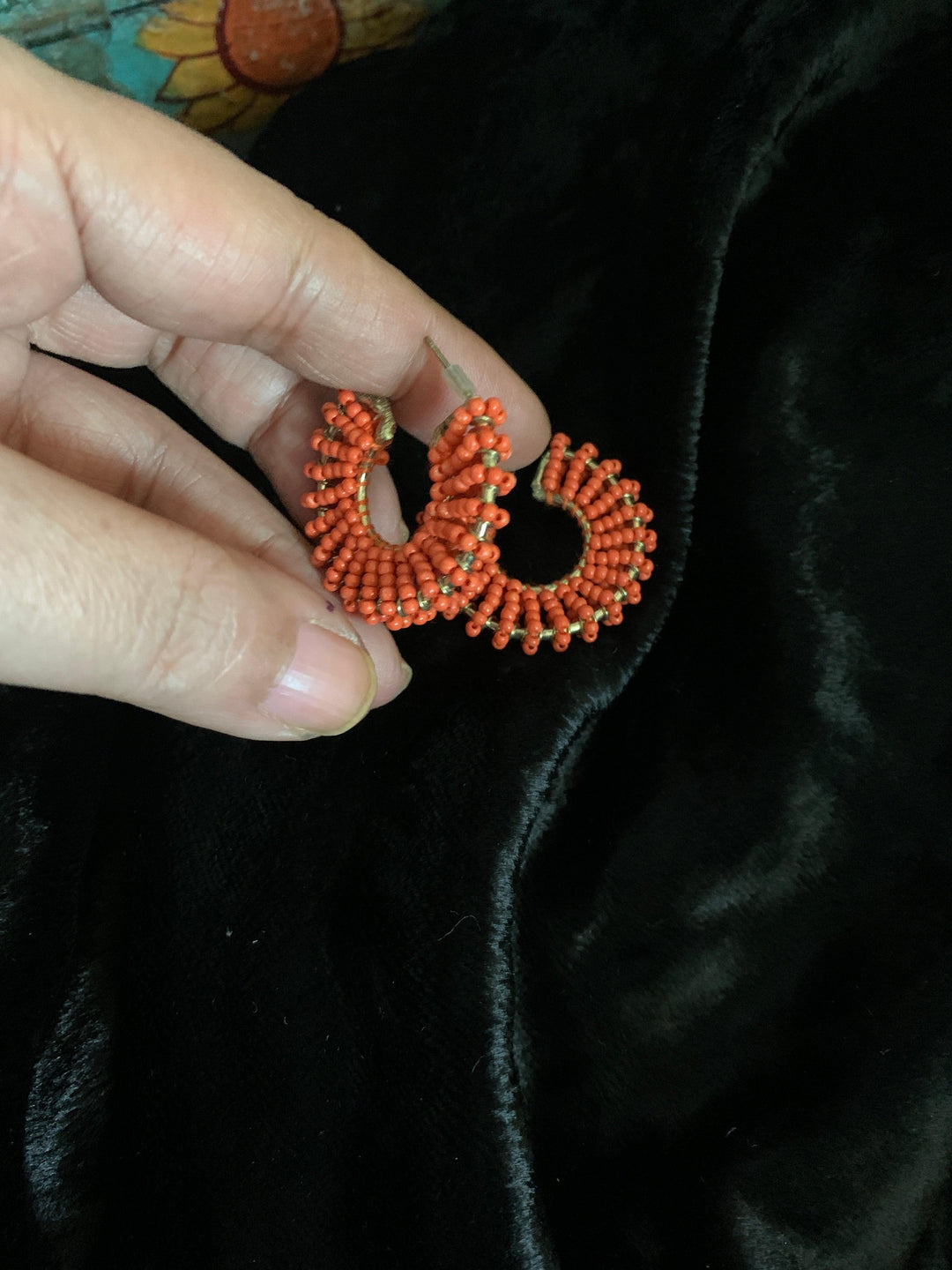 Pretty Beaded Hoops - SHIVKA