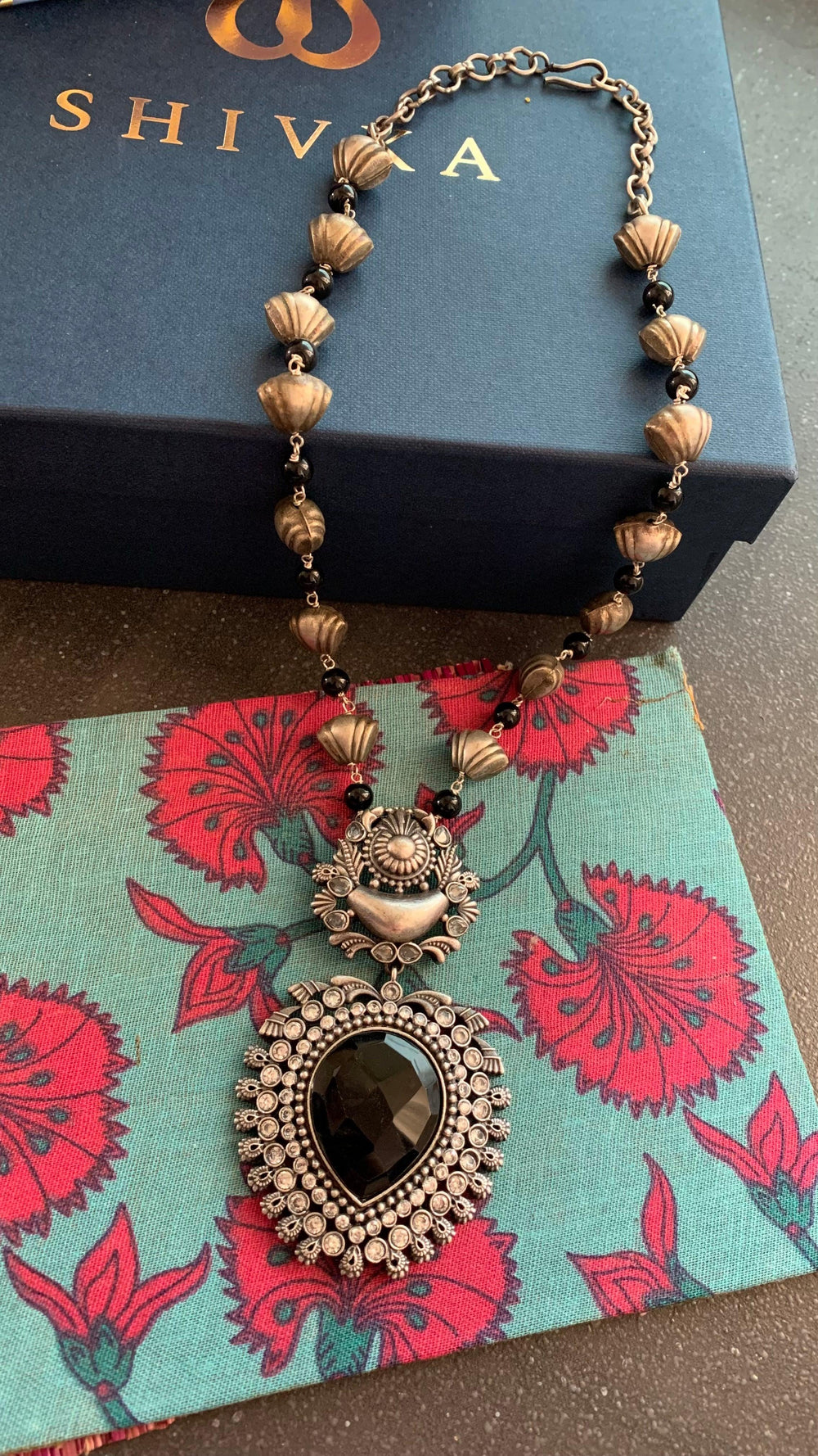 Vintage Artistic Long Necklace - SHIVKA