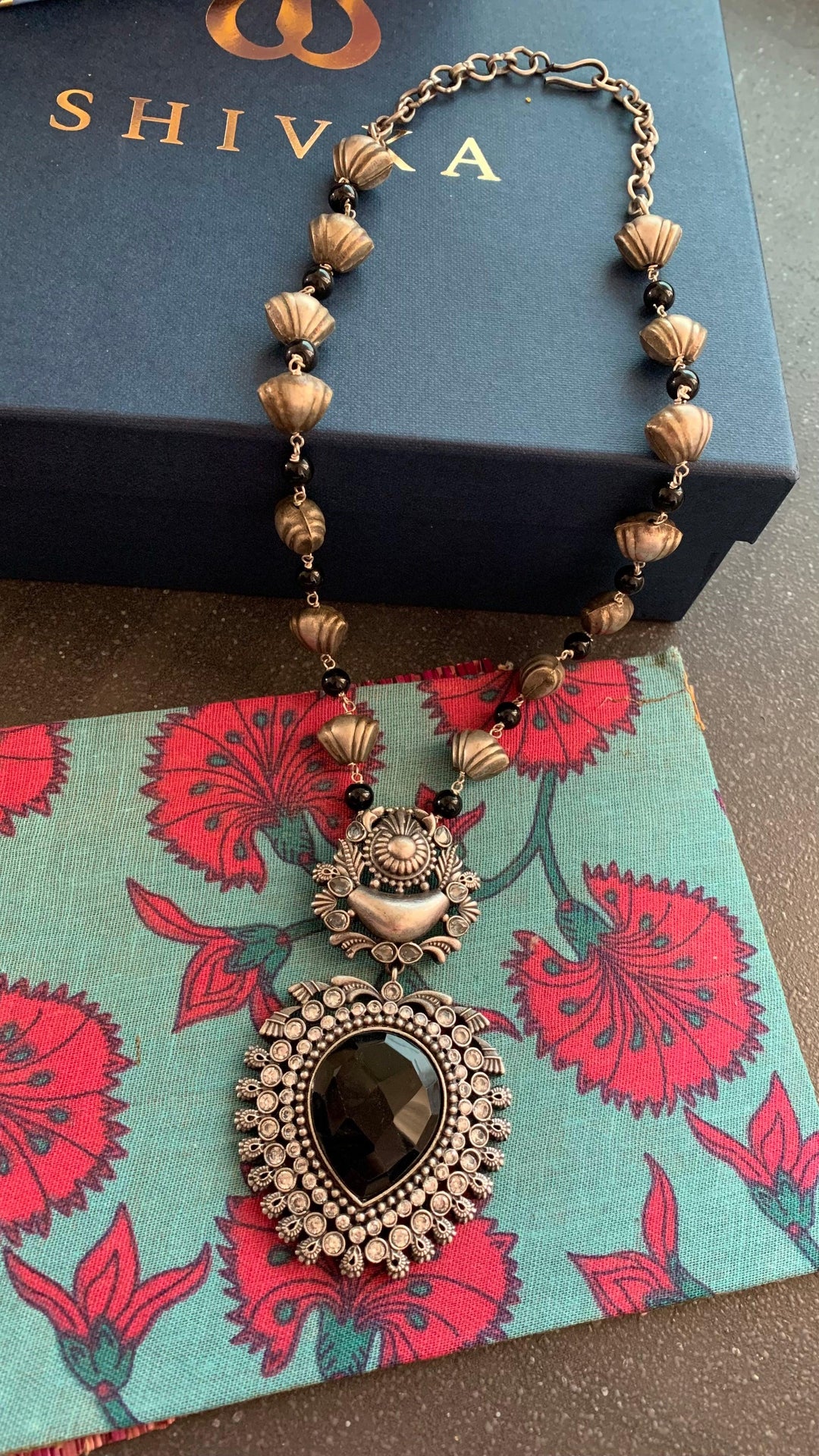 Vintage Artistic Long Necklace - SHIVKA