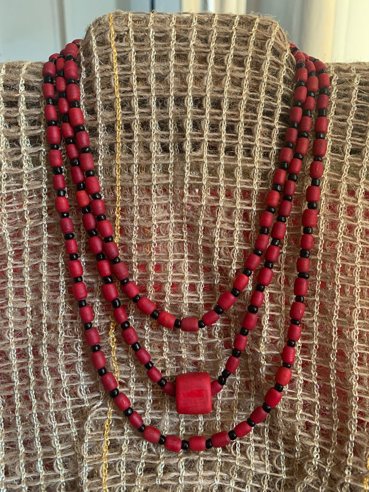Trendy Beaded Necklace - SHIVKA