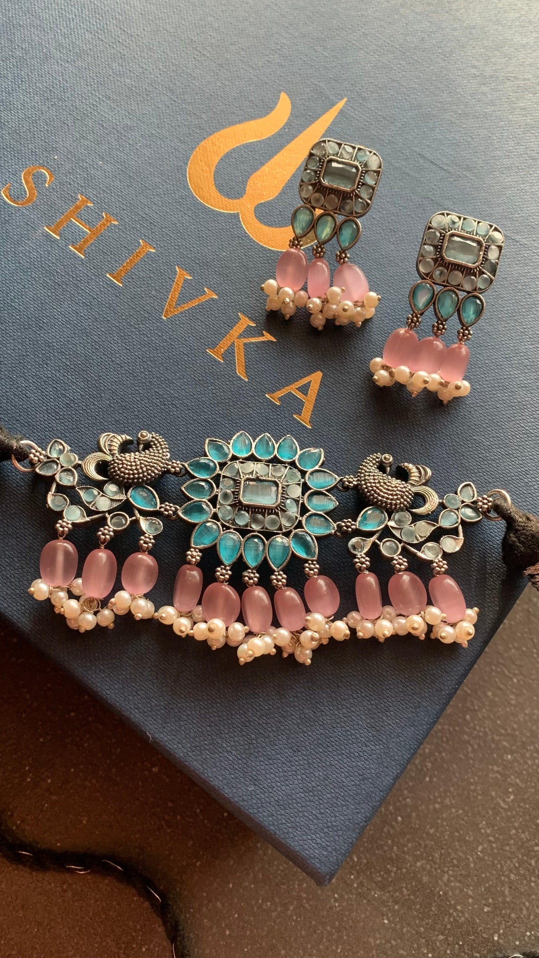 Monalisa Choker with Earrings - SHIVKA