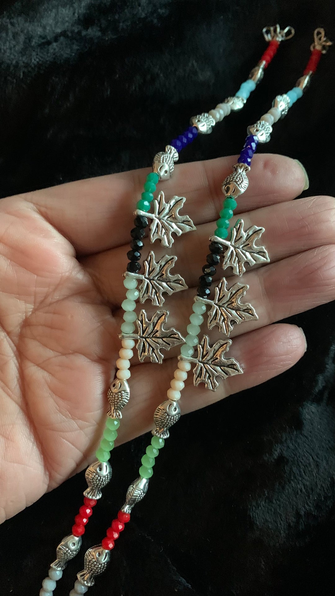 Beautiful Leaves Anklets